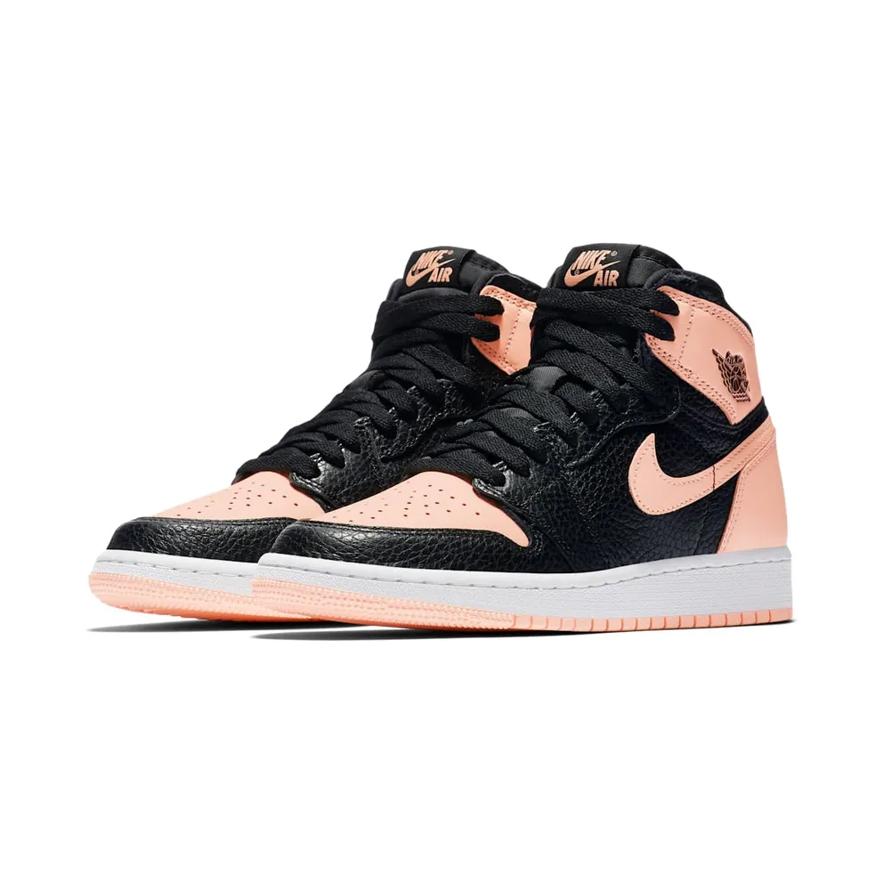 Jordan 1 Retro High Black Crimson Tint (GS) Black/Crimson Tint-White-Hyper Pink-Mystic Green (575441-081)