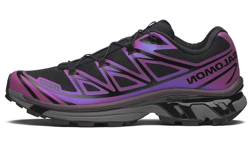 Salomon XT-6 Iridescent “Black Hollyhock Plum Perfect” (L47795-600)