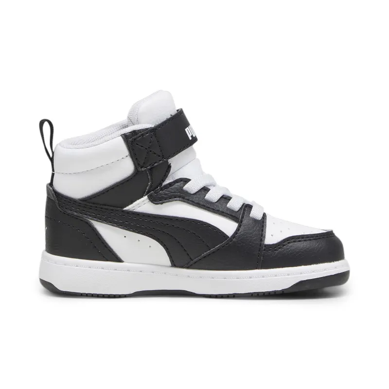 Puma Rebound V6 Mid “Puma White / Puma Black / Shadow Gray” (396542_01)