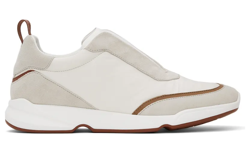 Loro Piana White Modular Walk Sneaker (FAL6187)