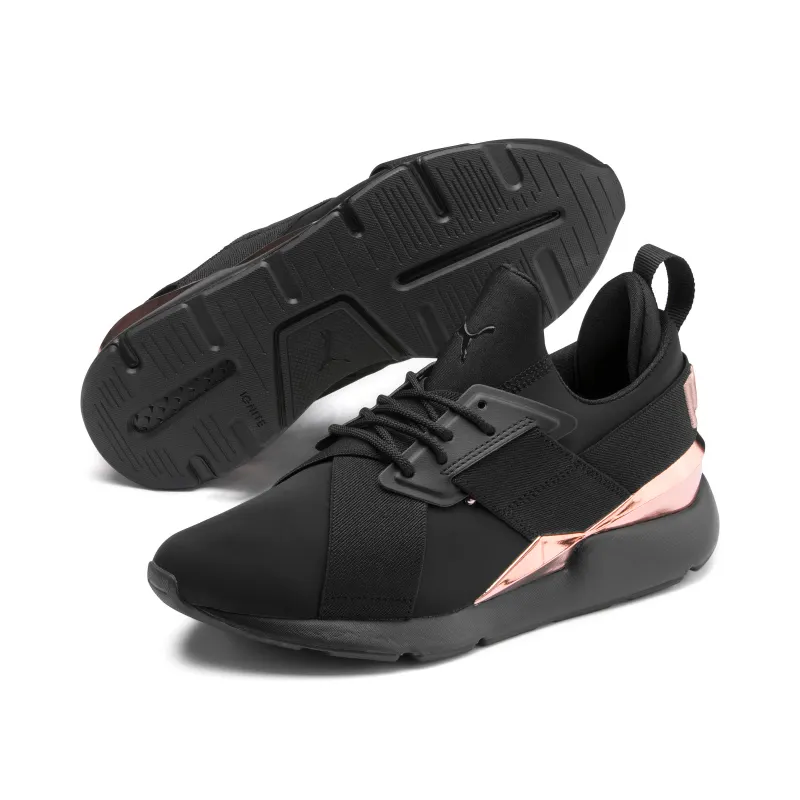 Puma  Muse Metal Black Rose Gold (W) Black/Rose Gold (367047-01)