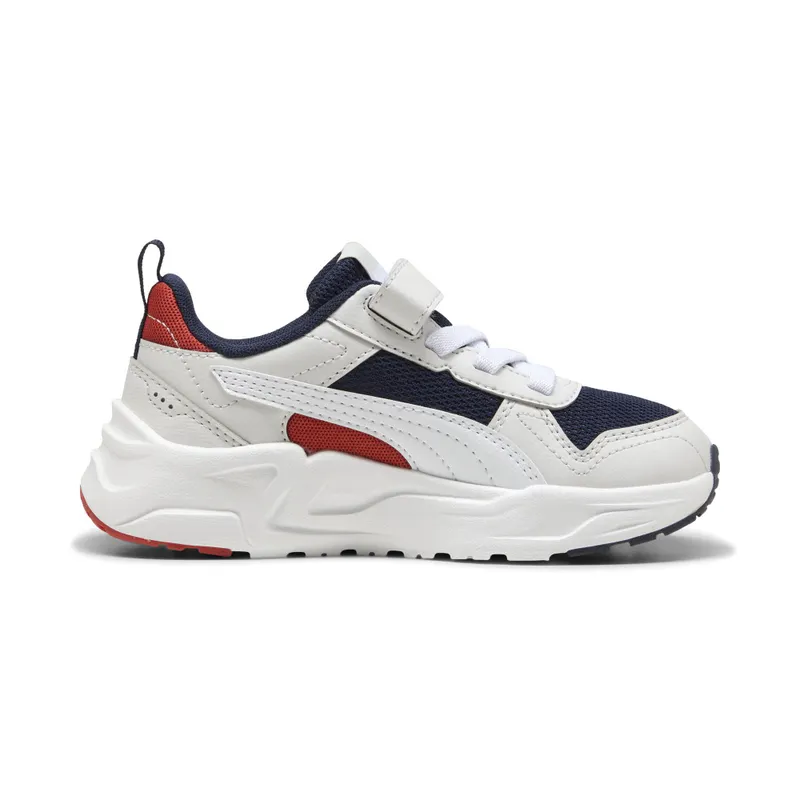 Puma Trinity 2 LT “Puma Navy / Puma White / Feather Gray / Red Fire” (403704_03)