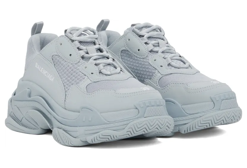 Balenciaga Blue Triple S Sneakers (536737-W2FW1-4700) (4)