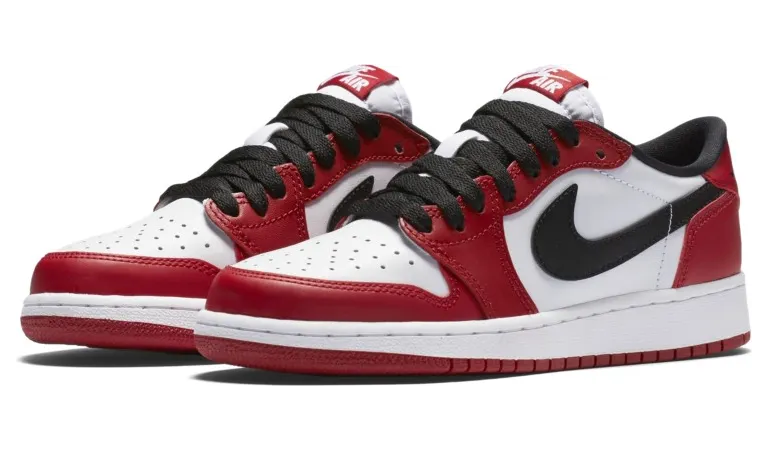 Air Jordan 1 Retro Low OG’Chicago’ BG Varsity Red/Black-White (709999-600)