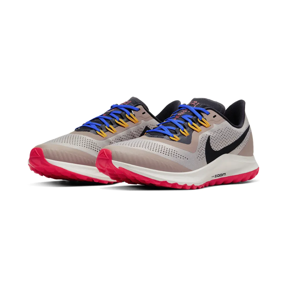 Nike Air Zoom Pegasus 36 Trail Pumice (W) Pumice/Pacific Blue/Bright Crimson (AR5676-200)