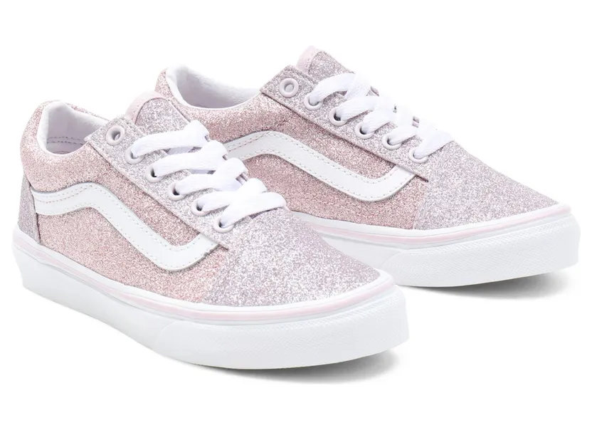 VANS 2-tone Glitter Old Skool Kinderschoenen Roze (VN000W9T99B)