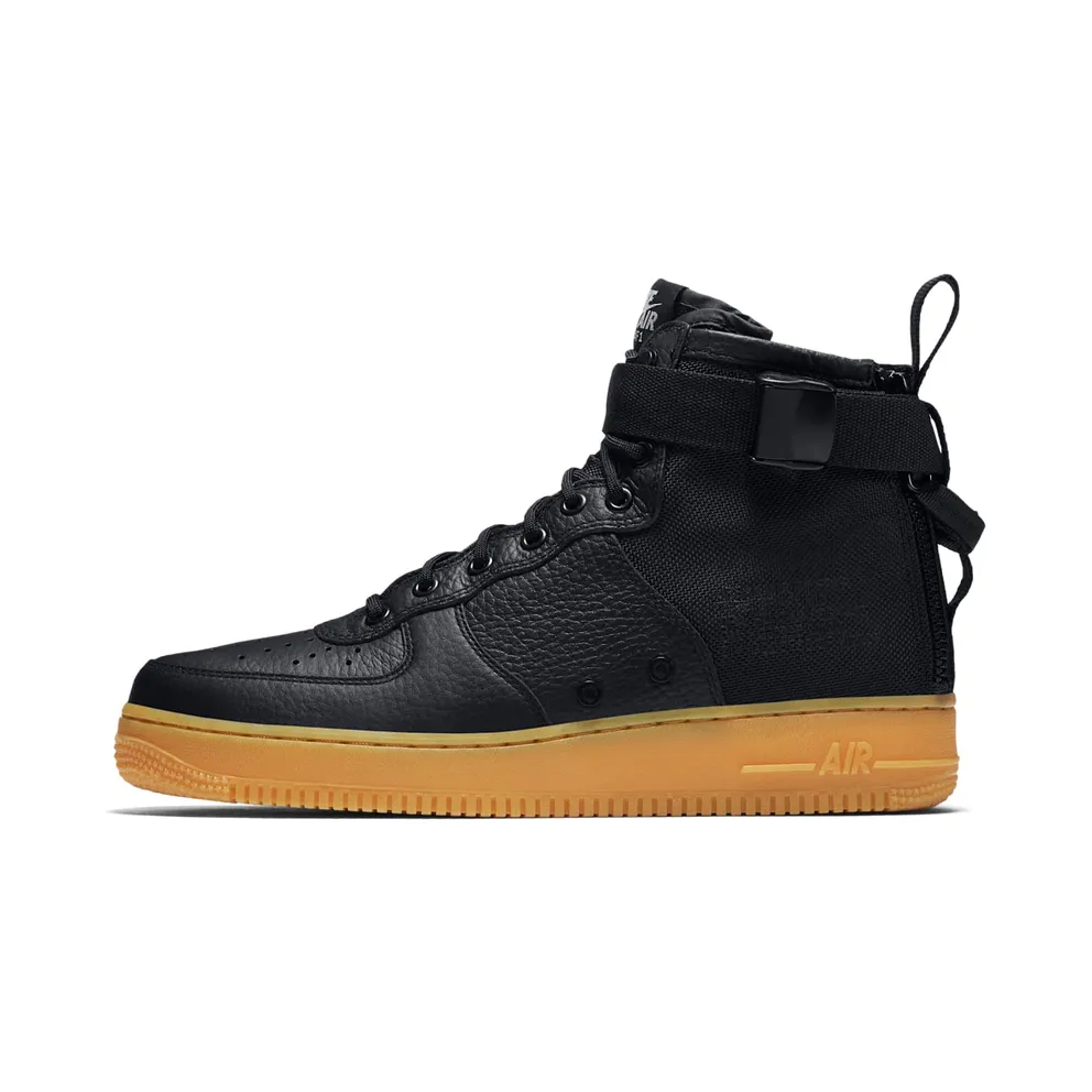Nike SF Air Force 1 Mid Black Gum (917753-003)