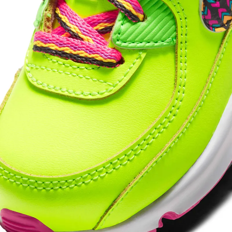 Nike Air Max 90 Volt Fire Pink Green Strike (TD) Volt/Fire Pink-Green Strike-Multi-Color (CW5798-700)