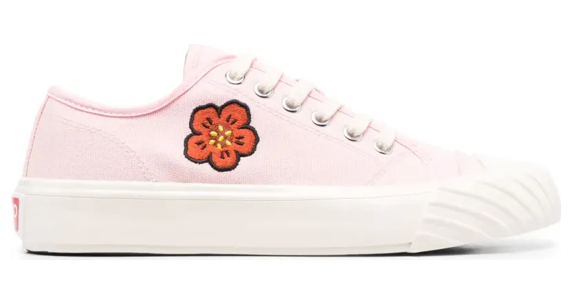 Kenzo Kenzoschool BOKE Flower sneakers – Roze (FD52SN010F73)
