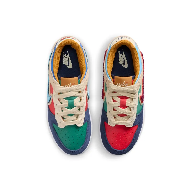 Nike Dunk Low PS “Midnight Navy / Green Noise / Linen / Speed Red” (IV6202-410)