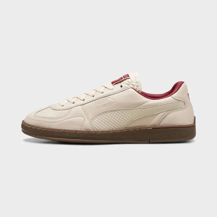 PUMA Sneakers met leren vlakken – Beige (400374)