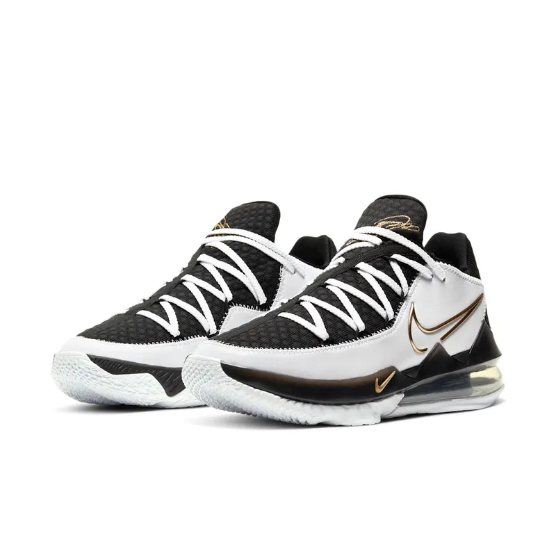 Nike LeBron Seventeen Low White / Metallic Gold / Black (CD5006-101)