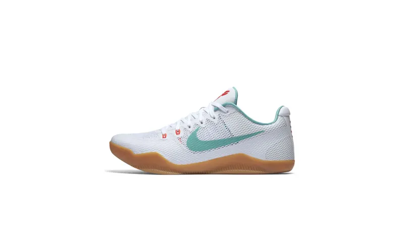Nike Kobe 11 EM Low Summer Pack White/Washed Teal-Bright Crimson (836183-103)