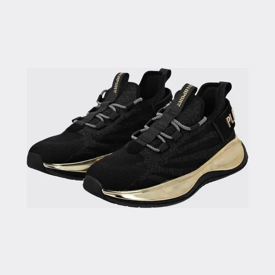 Plein Sport The Iron Tiger Gen. X.02 Knit Sneakers with a Chunky Sole Black 1 (SACSUSC0429STE003N0294)