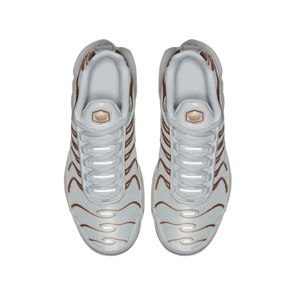 Nike Air Max Plus Pure Platinum Metallic Gold (GS) (718071-001)