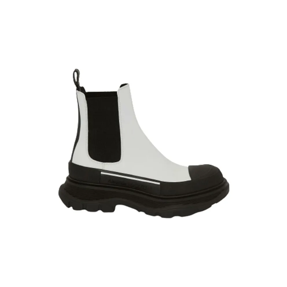 Alexander McQueen Tread Slick Boot White Black (635714WHZ649403)