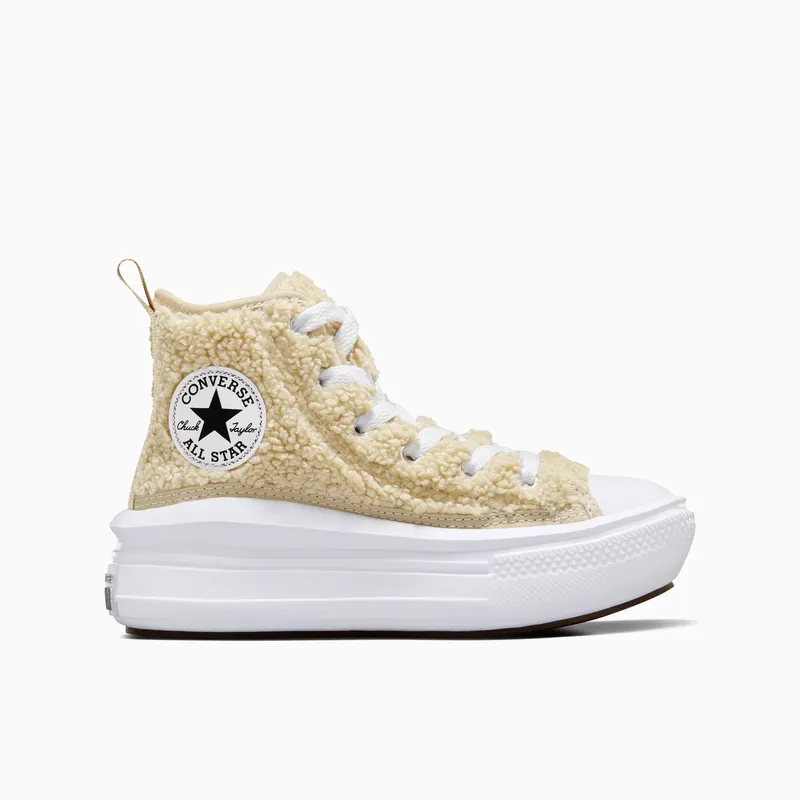 Converse Chuck Taylor All Star Move Platform Sherpa Beach Stone/White/Black (A06795C)