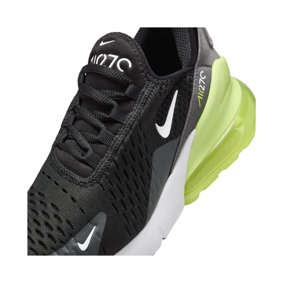 Nike AIR MAX 270 GS “LIGHT LEMON TWIST BLACK ANTHRACITE WHITE (GS)” (943345-704)