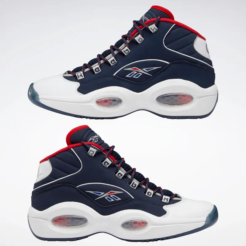 Adidas Question Mid Vector Navy / Cloud White / Vector Red (H01281)