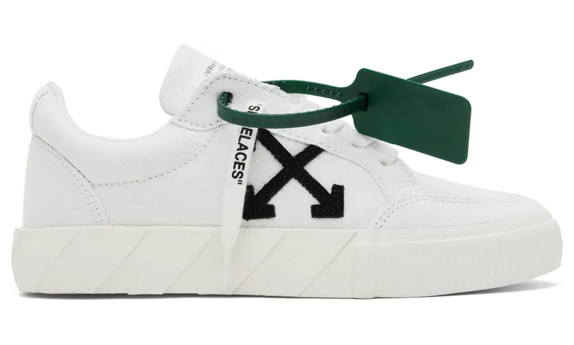 Off-White White Vulcanized Low Sneakers (OWIA272C99FAB0020110)