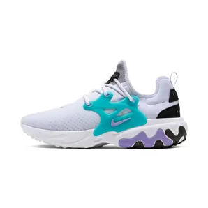 Nike React Presto “White / Black / Atomic Violet / Night Maroon” (AV2605-101)