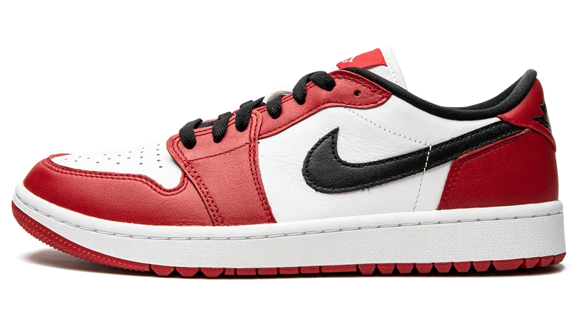 Air Jordan 1 Retro Low Golf Chicago – “Varsity Red / Black-white” (DD9315-600)