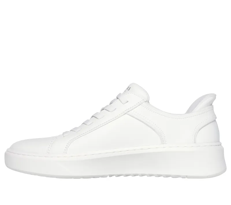 Skechers Slip-ins: Court Break – Double Vented – White – “White” (183177 WHT)