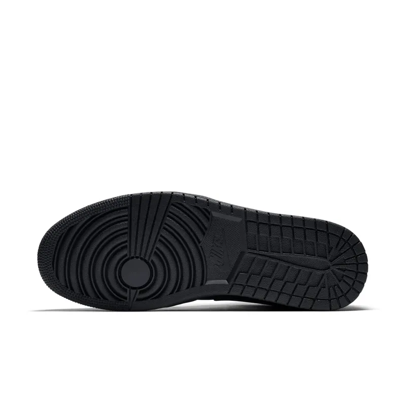 Jordan 1 Mid Triple Black (2018) Black/Dark Grey-Black (554724-050)