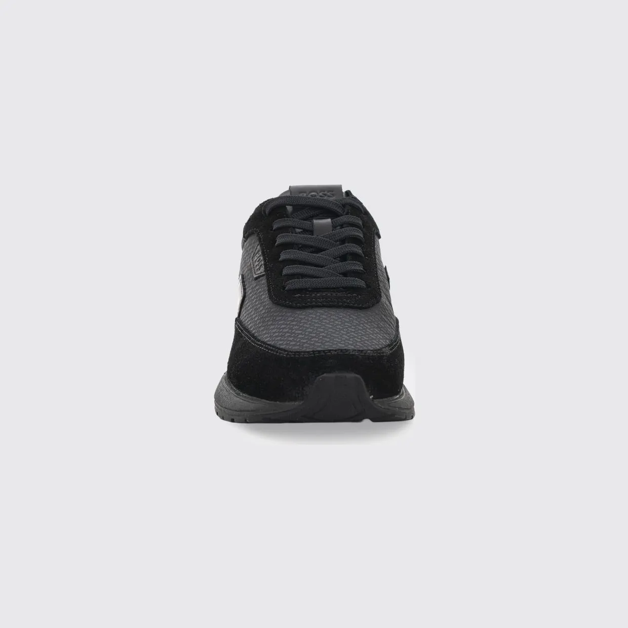 Boss Nylon and Suede Sneakers Black (50557841005)