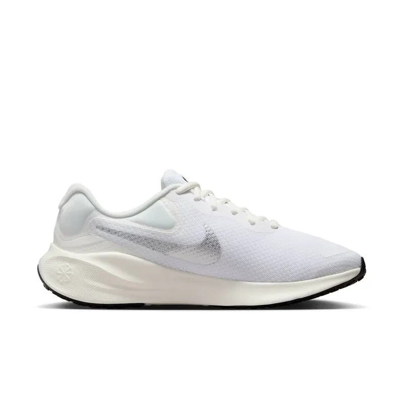 Nike Revolution 7 White Sail Black Metallic Silver (FB2208-101)