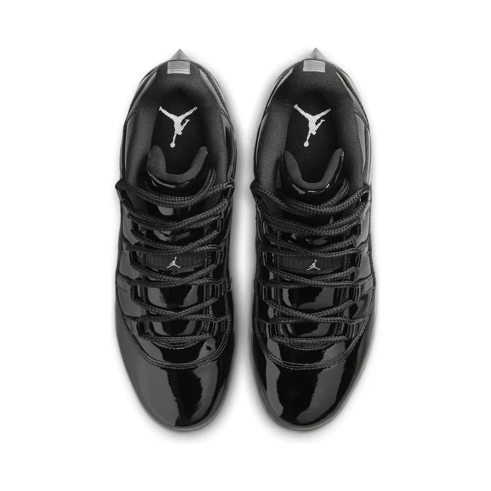 Air Jordan 11 Low TD Cleat “Patent Black” (IQ8113-001)