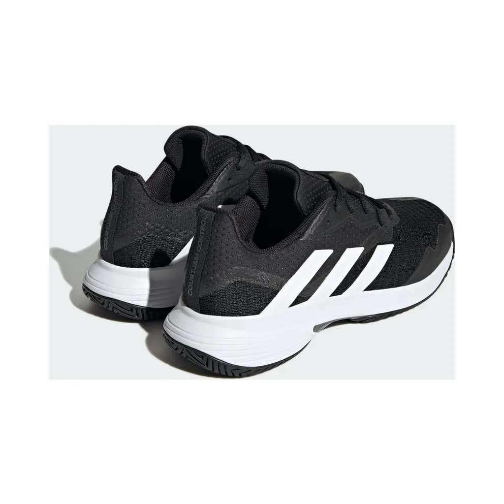 Adidas CourtJam Control Tennis Shoes Core Black / Cloud White / Grey Four (ID1535)