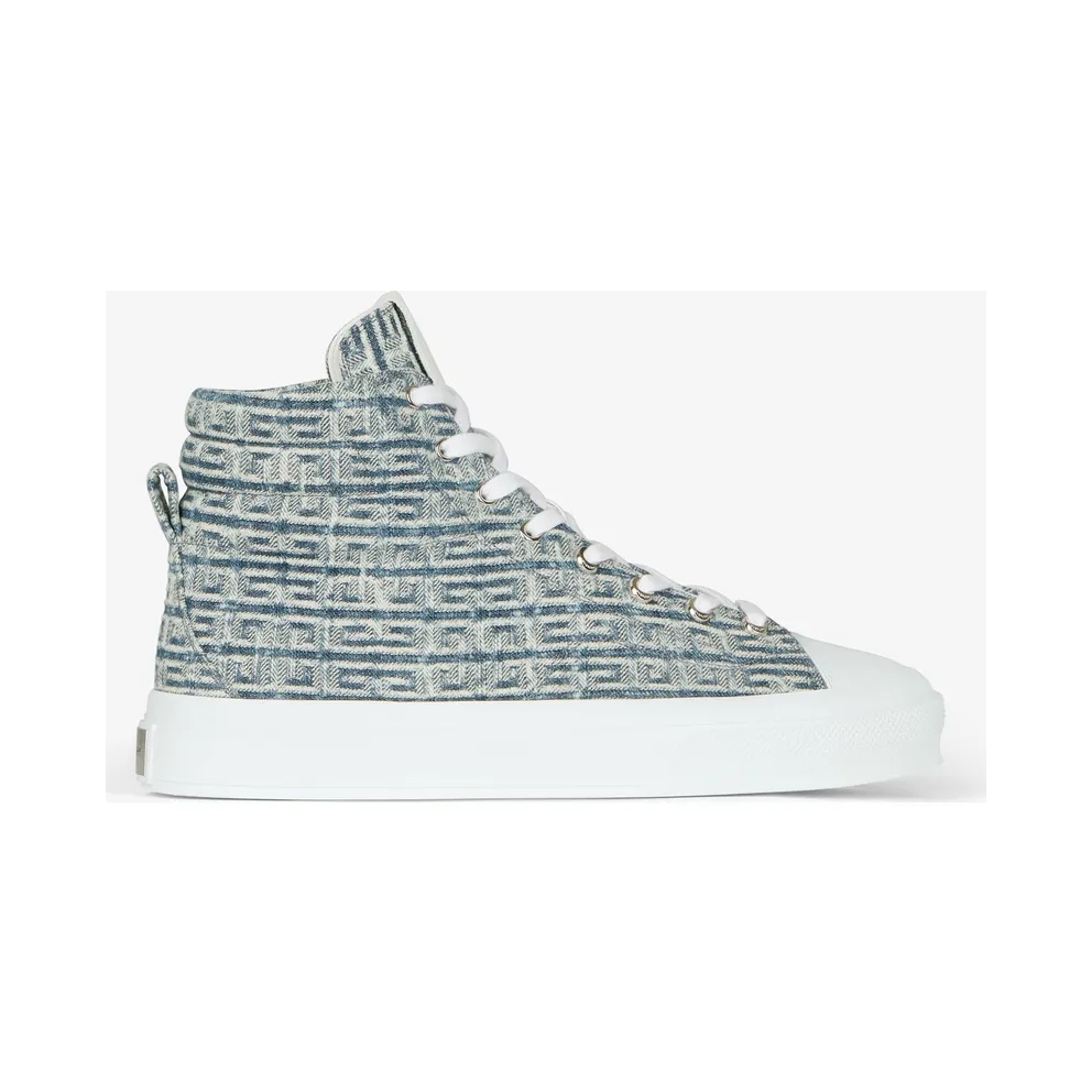 Givenchy City high-top sneakers in 4G jacquard (BH005LH18M-457)