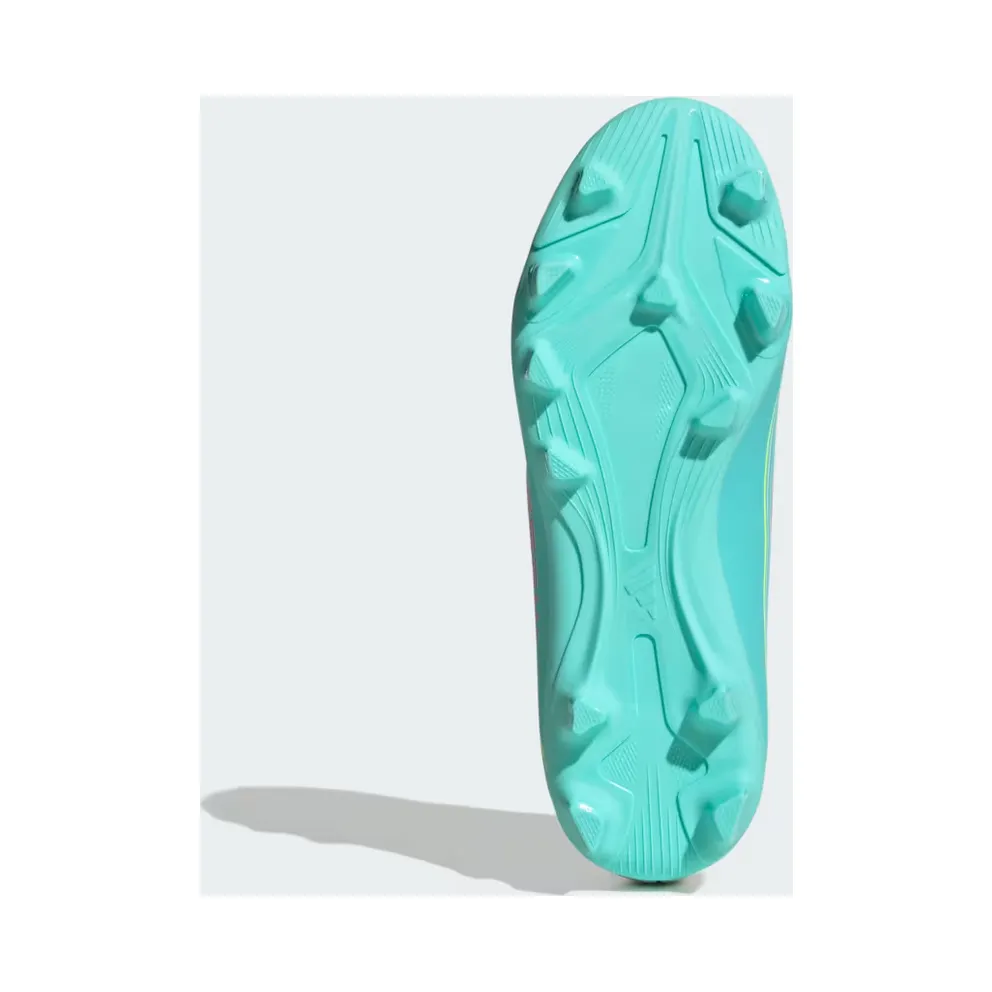 adidas F50 Messi Club Firm Ground / Multi Ground Football Boots Kids “Cloud White / Lucid Pink / Flash Aqua” (JQ0950)