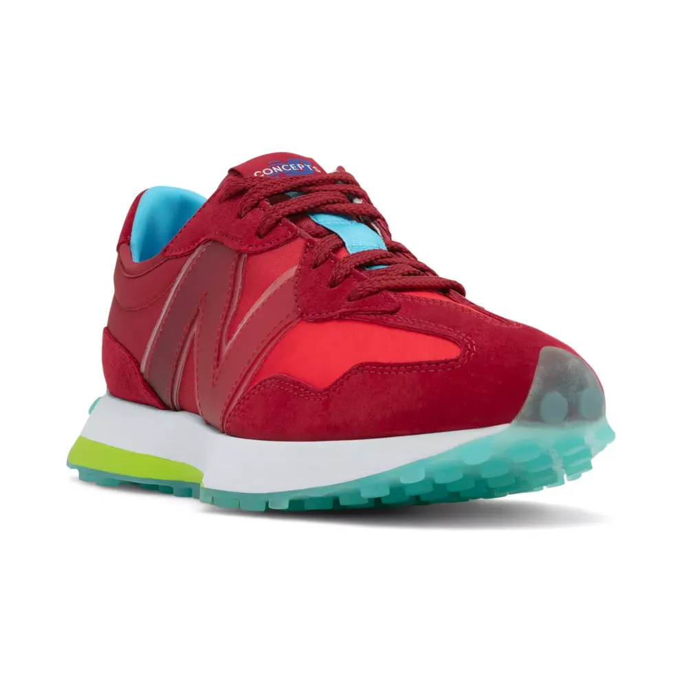 New Balance 327 Concepts Cape Cranberry/White-Lime (MS327CSC)