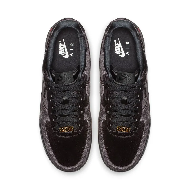 Nike Air Force 1 Low Rose Velvet Black/Black-White (AH8462-003)
