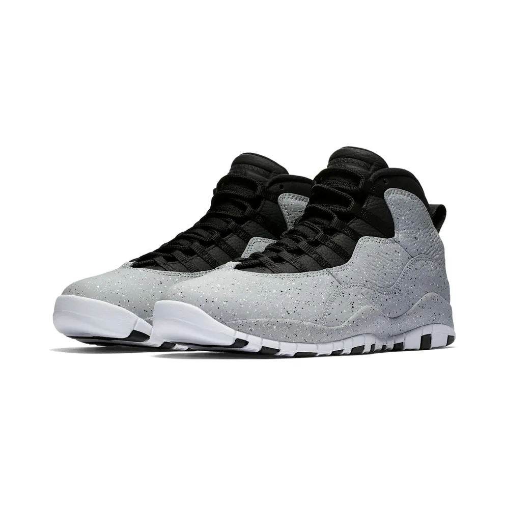 Jordan 10 Retro Light Smoke Grey Light Smoke Grey/Black-University Red-White (310805-062)