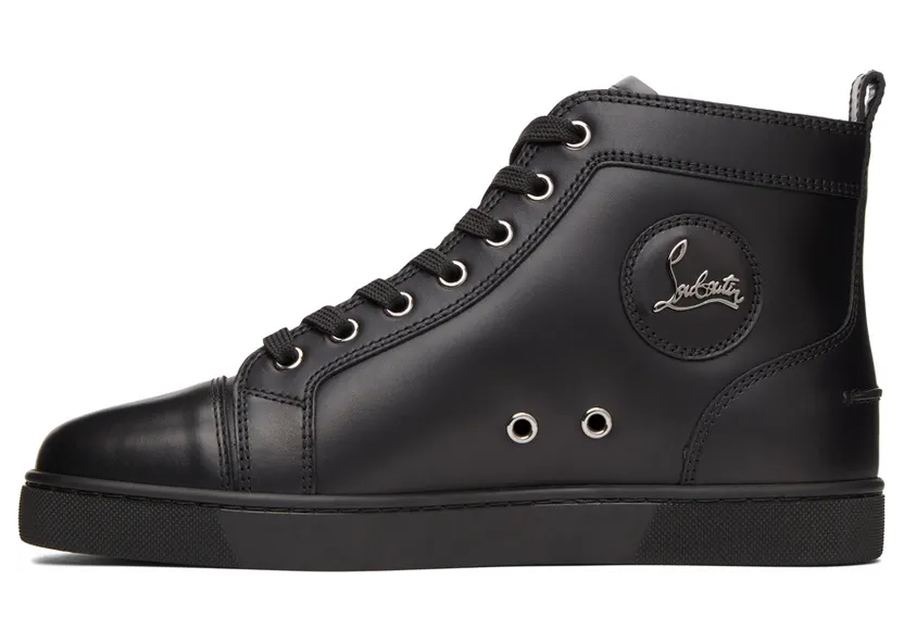 Christian Louboutin Black Louis High-Top Sneakers (3091177) (3)