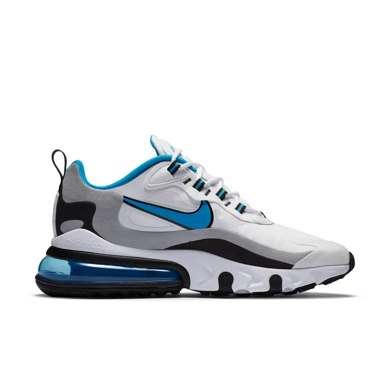 Nike Air Max 270 React White Sky Blue White/Black/Grey (CT1280-101)