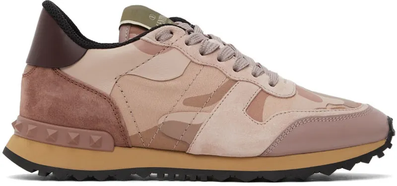 Valentino Garavani Pink Camo Rockrunner (WW2S0291TCC)