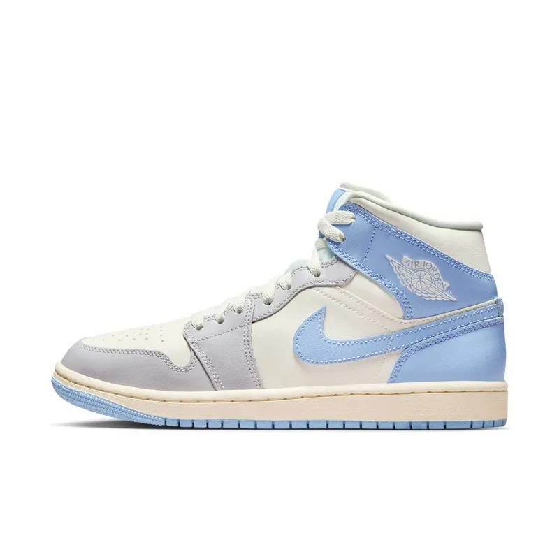 Air Jordan 1 Mid “Psychic Blue Sail Coconut Milk” (BQ6472-402)