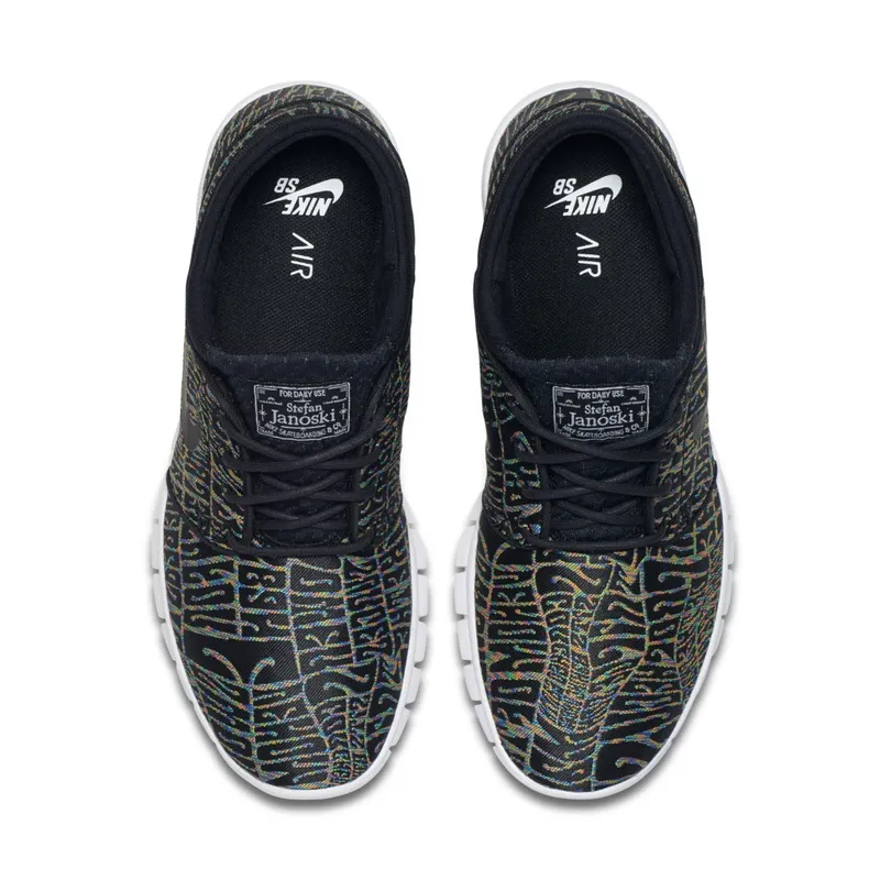 Nike SB Stefan Janoski Tripper Pack Black/White/Multi Color-Black (807497-006)