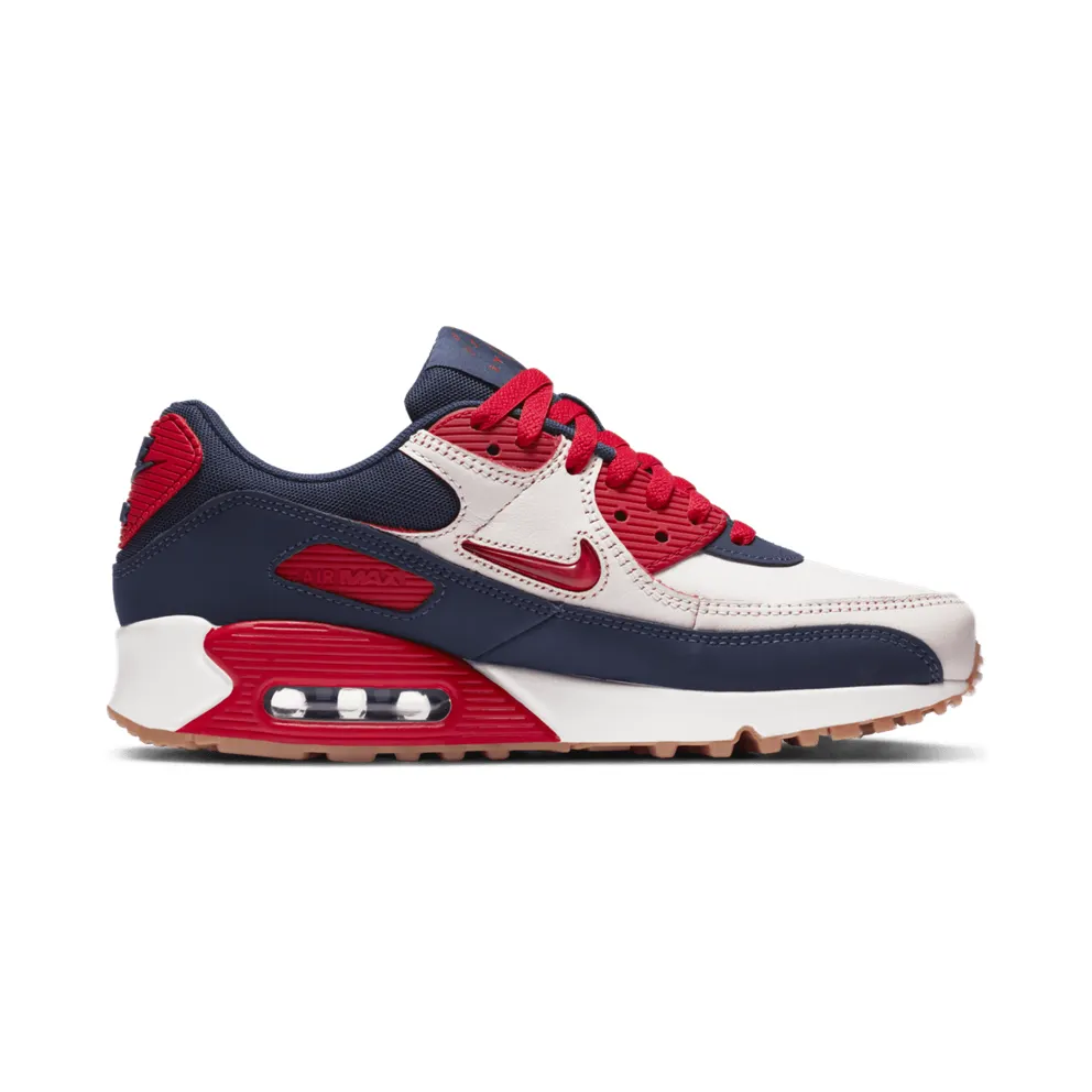 Nike Air Max 90 Home & Away Red Sail/University Red-Black-Gum Medium Brown (CJ0611-101)
