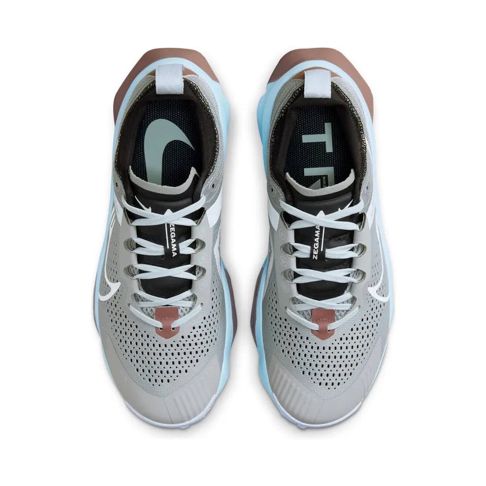 Nike ZoomX Zegama Light Smoke Grey Black Glacier Blue White (DH0625-005)