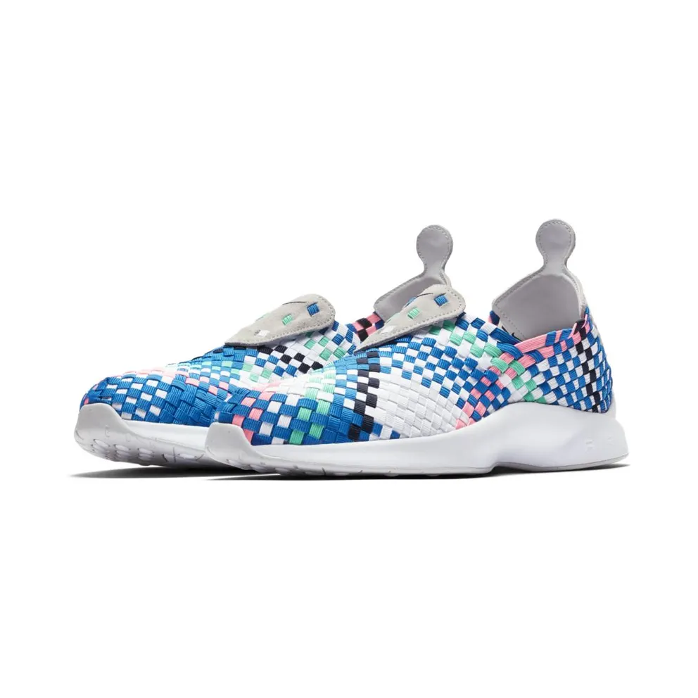 Nike Air Woven “Pure Platinum / White / Blue Nebula / Obsidian” (312422-008)