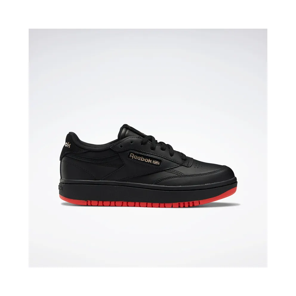 Reebok Coated Club C Double Cardi B Black Red (W)