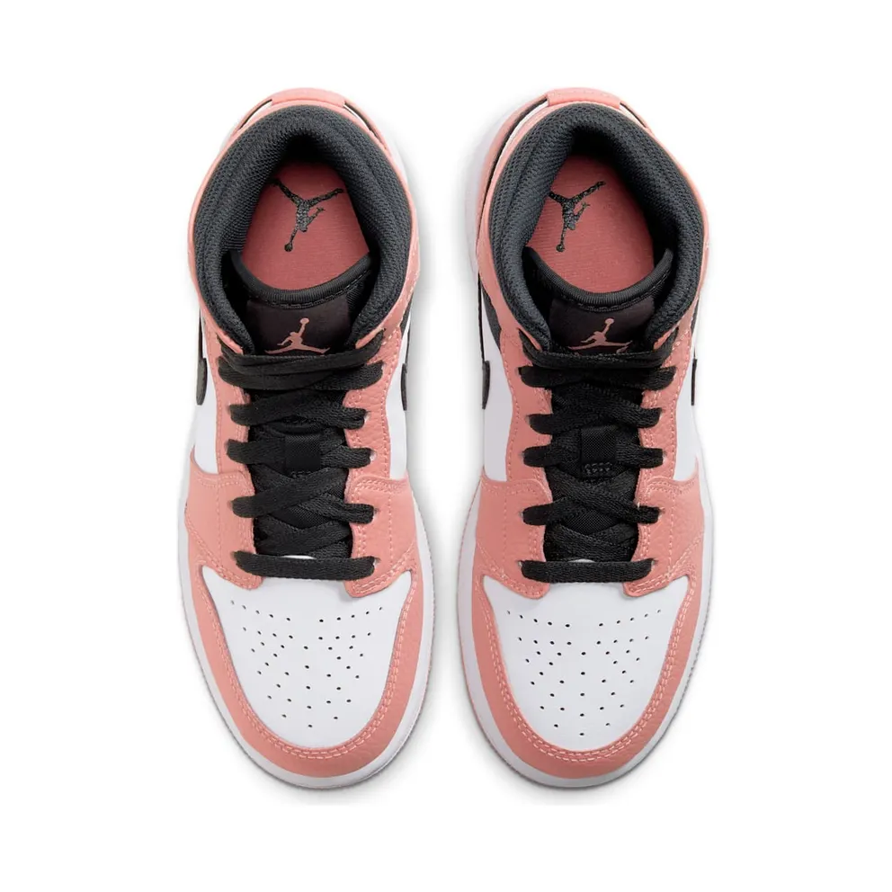 Air Jordan 1 Mid Pink Quartz (GS) (2020) (555112-603)
