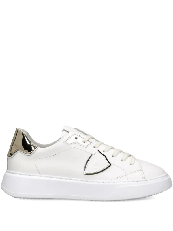 Philippe Model Paris Temple Low leren – White (BTLDVM04)