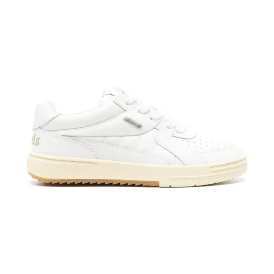 Palm Angels University leren “White” (PWIA049E23LEA0020101)