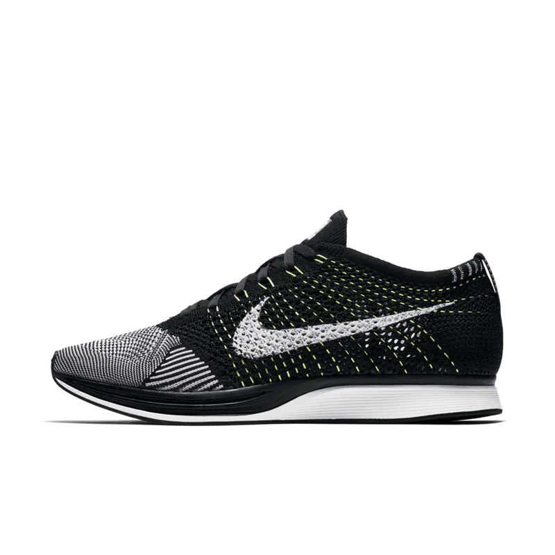 Nike Flyknit Racer Orca Black White Volt (526628-011)